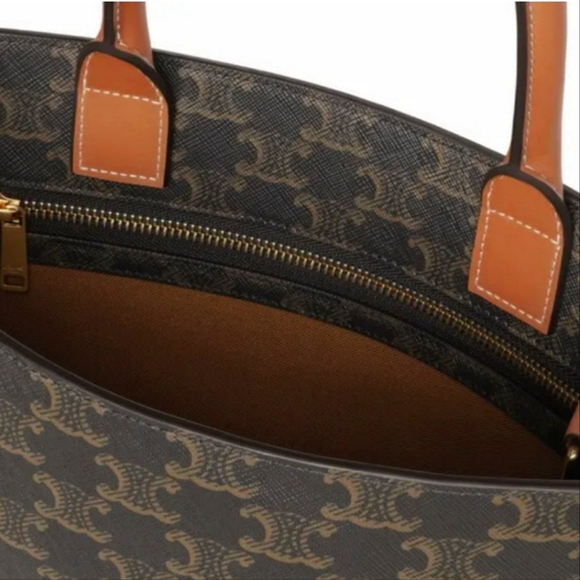 NWOT CELINE Cabas Vertical Satchel/Top Handle Bag Small - Picture 6 of 10